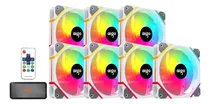 Comprar Aigo Am12 Pro Argb + Pwm 7 Fans Brancos + Controladora + Ir