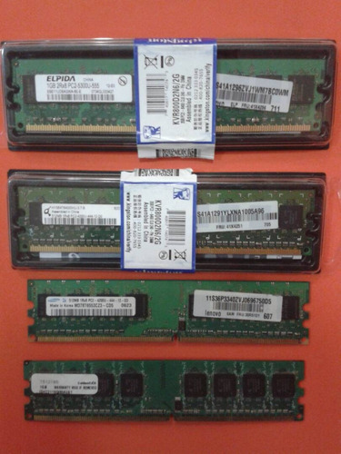 Memorias Pc2 4200 Y 5300 Samsung Kingston Y Lenovo