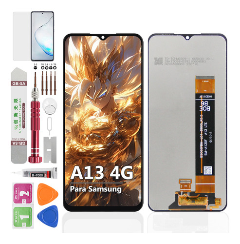 Okbichi Pantalla Para Samsung A13 4g Sm-a135f, Sm-a135m, Sm-a135f/dssm-a135u, Sm-a135u1, Sm-a135n, Sm-a137f, Sm-a137f/dsn, Sm-a137f/ds