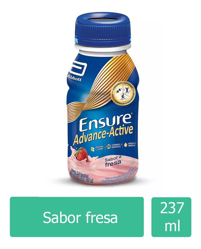 Ensure Advance Fresa Frasco De 237 Ml