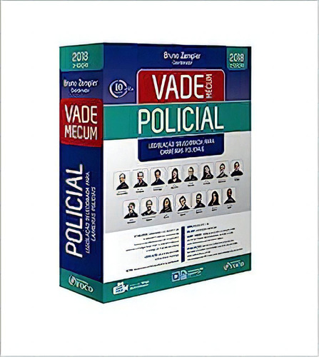 Vade Mecum Policial: Legislação Selecionada Para Carreiras Policiais - 2018, De Bruno  Zampier. Editora Foco Juridico, Capa Dura Em Português