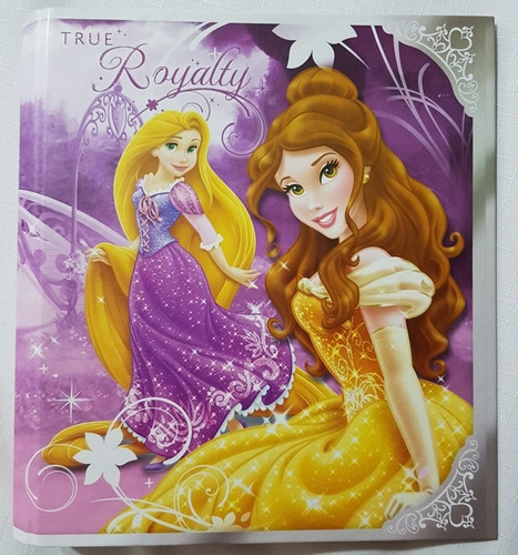 Carpeta Escolar N°3 Princesas Disney Rapunzel Bella Niña