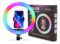 Comprar Aro De Luz Led Rgb Anillo 40cm + Tripode Tiktok, Youtube Mli