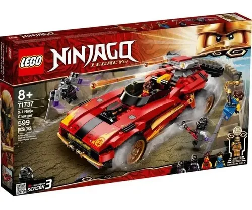 Lego Ninjago Veículo X-1 Ninja Charger Com 599 Peças 71737