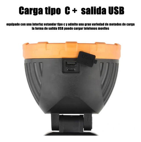Linterna De Búsqueda Recargable Solar De 25 Led Impermeable
