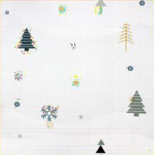 Revestimiento Pared Adhesivo 3d Pino Navideño Pack X 10