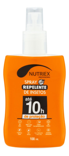 Repelente Spray Suave 10h de Proteção Nutriex Profissional Frasco 100ml