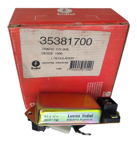 Imagen 4 de 4 de Regulador Voltaje Indiel Renault Traffic T352/ta 52 C/m 2.0