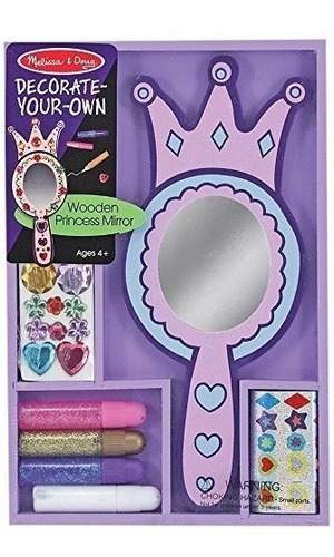 Melissa  Doug Decora Tu Propio Kit De Madera De Princesa Mir