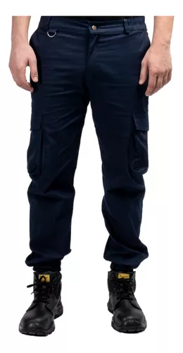 Jogger c/bolsillo lateral (cargo) Azulino