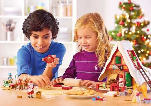A Playmobil 9493 Panadería Papá Noel Navidad Playlgh