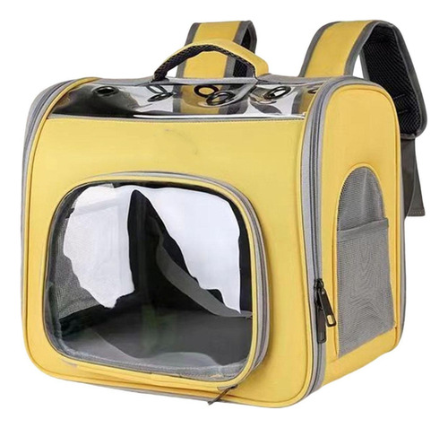 Mochila Transportadora Para Gatos, Bolsa De Amarillo