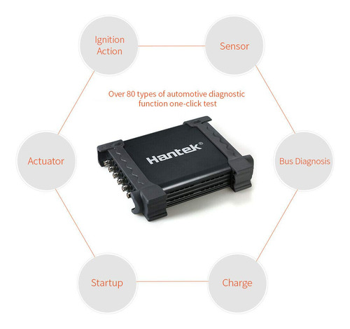 Hantek 1008c Osciloscopio Usb 8 Canales Automático
