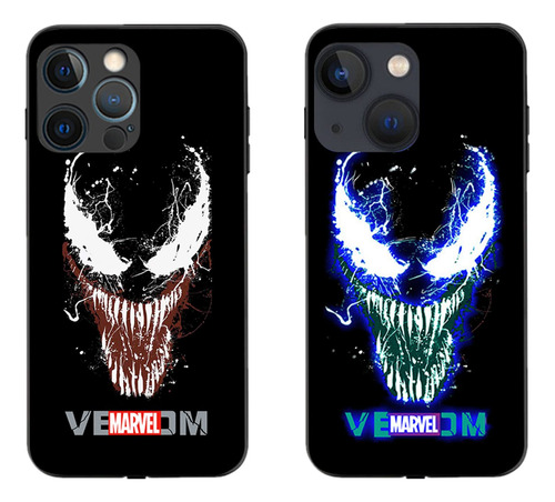 Venom - Funda Con Luz Led Para iPhone 14 Pro Max Luminoso De