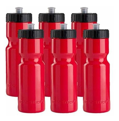  Botellas De Agua Para Deportes De 22 Onzas 6 Unidades