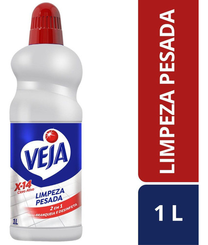 Limpador Limpeza Pesada Cloro Ativo Veja 1 Litro