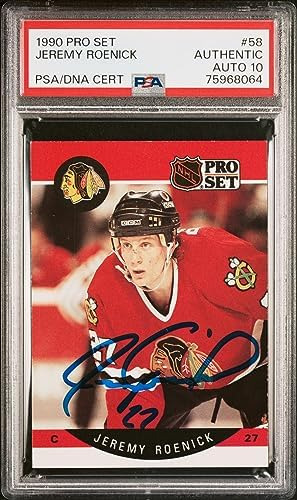 Jeremy Roenick 1990 Pro Set Tarjeta De Novato De Hockey Firm