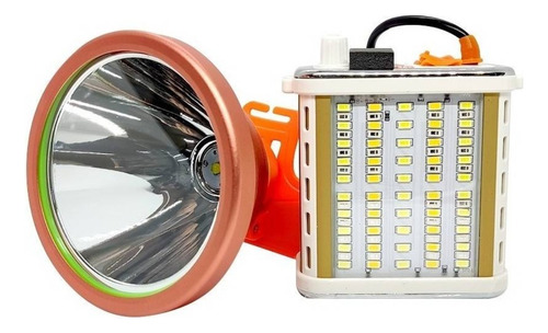 Linterna Foco Led 800w Caza Camping Largo Alcance