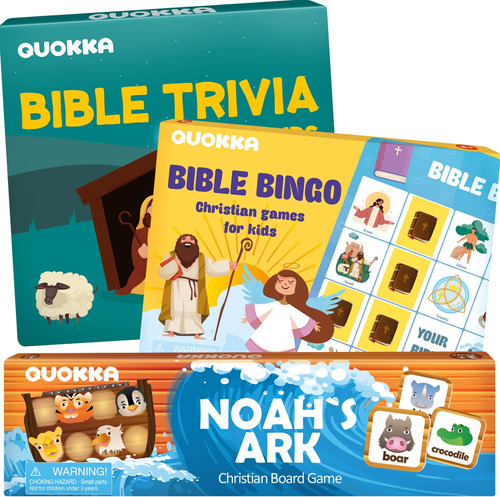 Quokka Juego De 3 Juegos Bíblicos Para Niños De 4 A 6 Años -