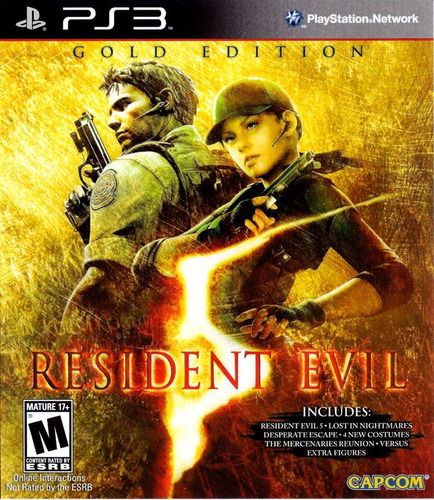 Jogo Resident Evil 5 Gold Edition Ps3 Original Frete Grátis