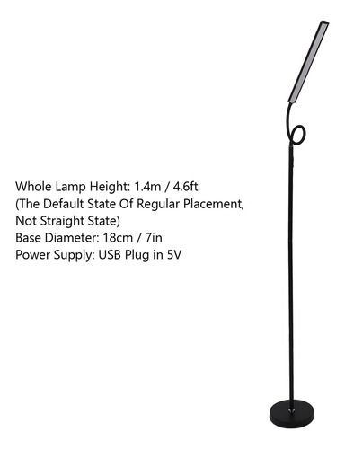 Suelo Led Para Oficina Con Cuello De Cisne Flexible Task 3