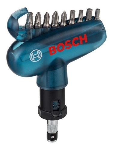 Set De Bolsillo Bosch 10 Accesorios Puntas Para Atornillar