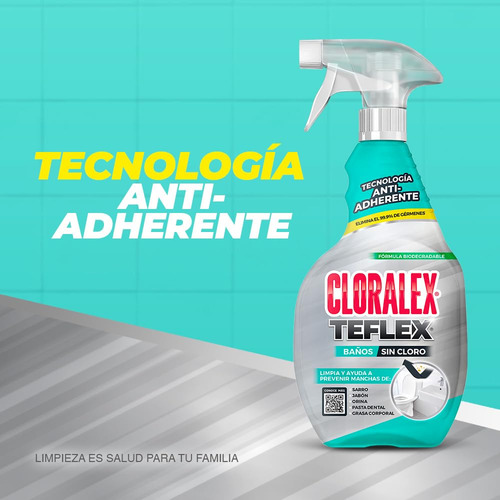 Limpiador De Baños Tigger Sin Cloro Cloralex Teflex