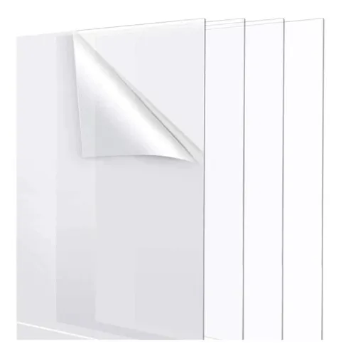 comprar 2 Laminas De Acrilico Transparente De 60 X 40cm Grosor 2mm