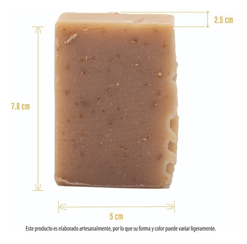 Jabón Artesanal Natural Miel Avena 100 G Bam Boo! Lifestyle