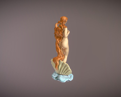 3dbauerstudio Venus Nacimiento Archivo Stl P/imp 3d Estatua