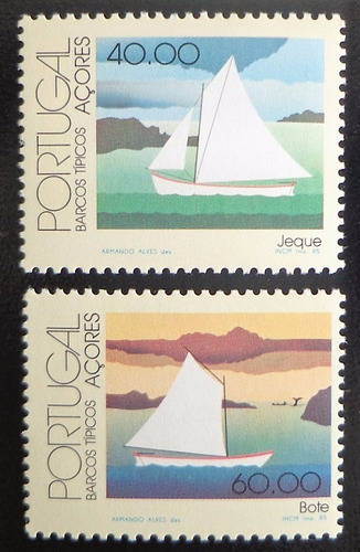 Portugal Azores Barcos, Serie Sc. 354-55 Mint L10085