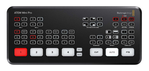 Atem Mini Pro Iso Blackmagic Design Switcher Hdmi