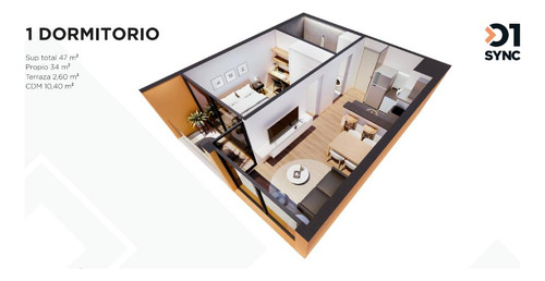 Venta Apartamento 1 Dormitorio Con Terraza, Con Renta - Centro