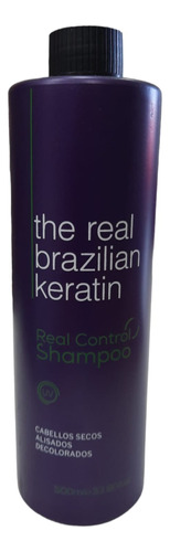 Shampoo Control Sin Sal X500ml The Real Brazilian Keratin