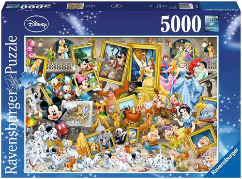 Ravensburger - Puzzle Micky Artista, 5000 Piezas, Puzzle Adu