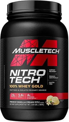 Nitro Tech Whey Gold - 2lb- Musclete - Kg a $209900