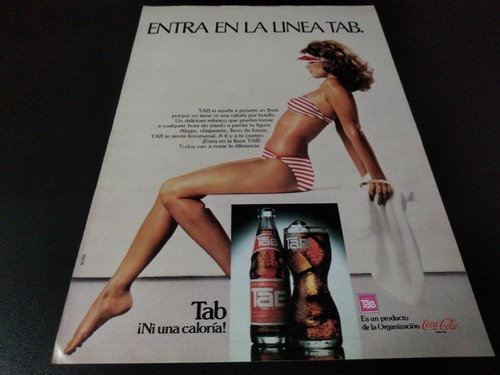 (pe212) Publicidad Clipping Gaseosa Tab * 1983