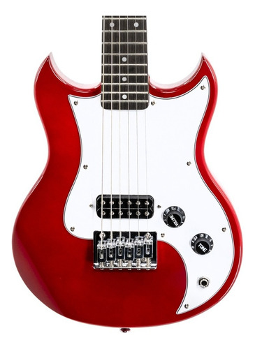 Guitarra Para Criança Mini Vox Sdc-1-rd Red Com Bag