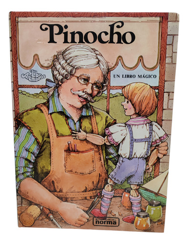 Pinocho Un Libro Mágico Vintage Editorial Norma - Raro (Usado)