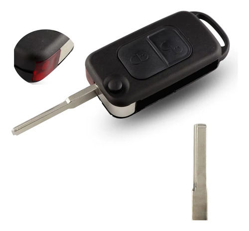 Carcasa Llave Para Mercedes Benz Slk Clase A A160 A190 2 Bo