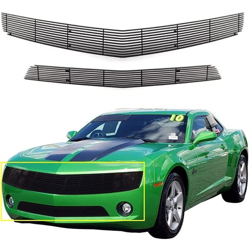 Rejilla Frontal Para Chevy Camaro Ltls V6 Phantom 2010-2013,