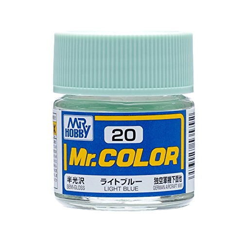 El Sr. Color Azul Claro 20 Semi Gloss 10ml.