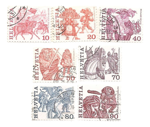 Suiza Año 1977 Costumbres Populares (Usado)