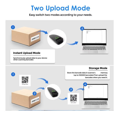 Leitor De Código De Barras Olpay Tdw7 Alfanumerico Bluetooth