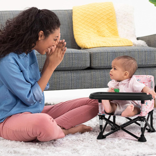 Silla Portátil Para Bebé Bumbo Con Bandeja, Silla De