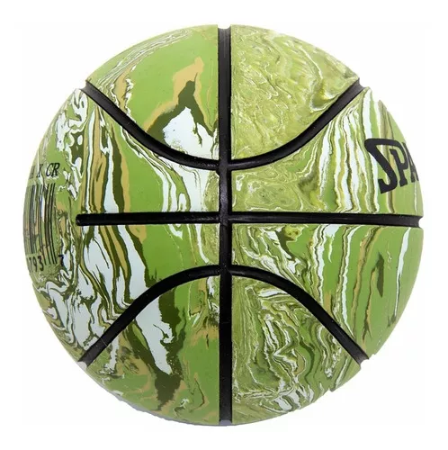 Mini Bola de Basquete Spalding Spaldeen - Camo Verde