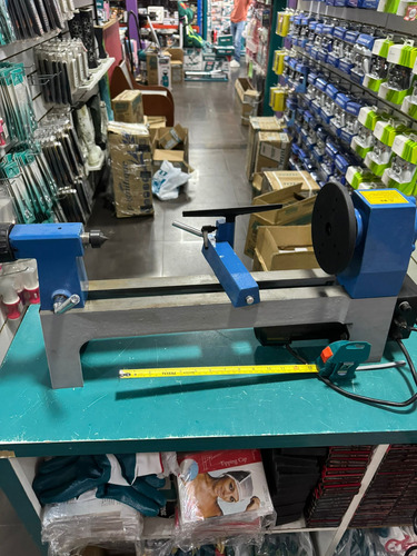 Torno De Mesa 8 Pul 550w 750/3200 Rpm 305mm C/plato Mordaza