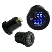 Comprar Medidor De Voltaje\u002Famperios Digital Usb 12v\u002F24v Carro Moto