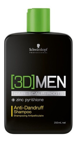 Schwarzkopf Professional - 3d Men - Shampoo Anti-caspa 250ml