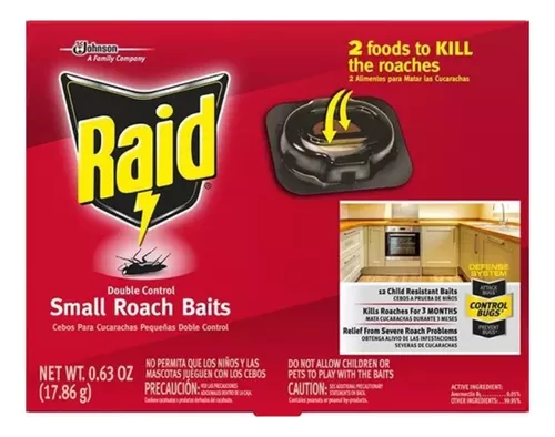 Comprar Sistema Exterminador RAID® MAX®, Trampas Para Cucarachas 8 piezas  16 G/12